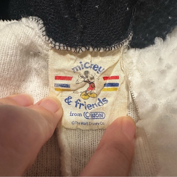 Vintage Obion Disney infant fuzzy fleece jumper, Mickey and Friends. - Picture 5 of 5